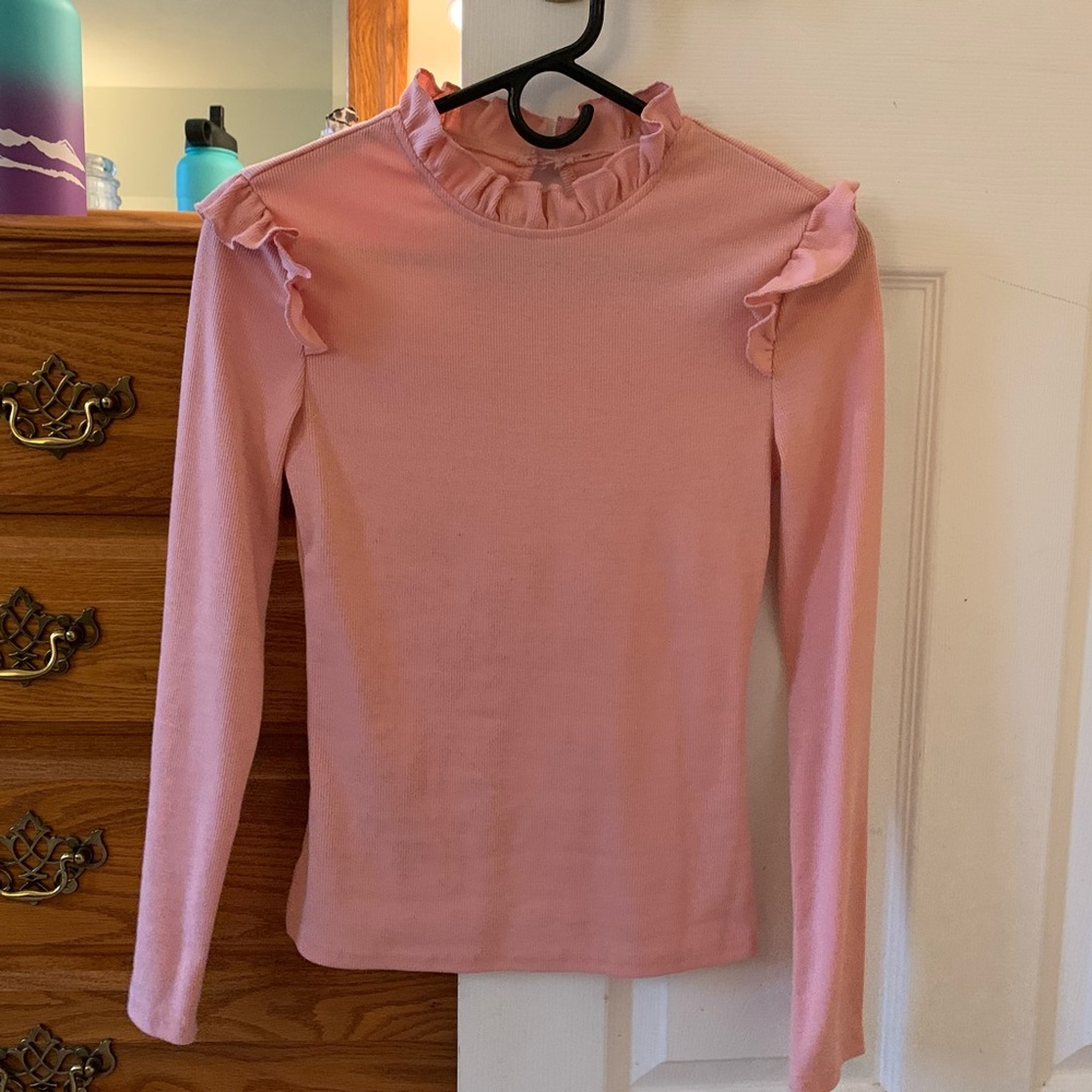 Romwe Ruffle Top